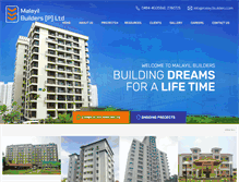 Tablet Screenshot of malayilbuilders.com